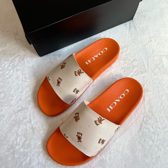 Coach Womens Udele Sport Pool Slides Sandals,NWT - Picture 7 of 12